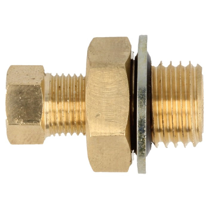 QSP sump plug adapter M14×1.5 male — 1/8" NPT female