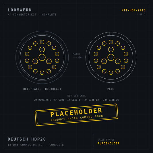 Deutsch HDP20 18-way connector kit placeholder