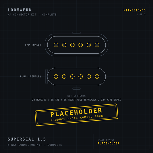 Superseal 1.5 6-way connector kit — placeholder image
